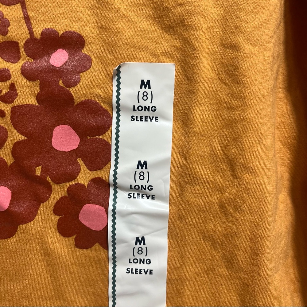 Cat & Jack Long Sleeve Cheetah Tee Sz M (8) - Picture 3 of 6
